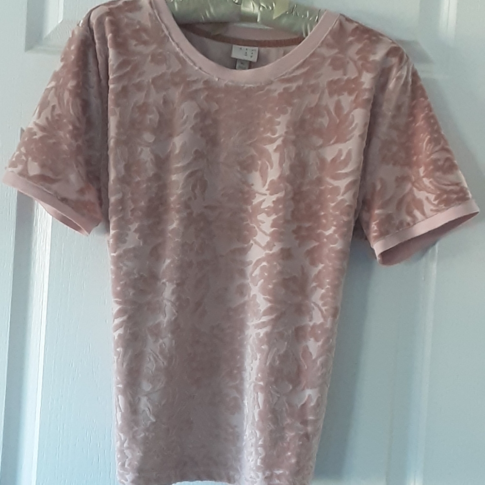 NEW DAY VELVET BURN OUT TEE  XL